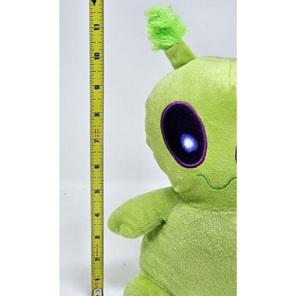 Alien BMI Merchandise 11” Green Half Pillow Space Eyes Plush Stuffed Gift Toy - Picture 9 of 9
